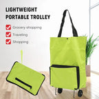 Portable High Quality Collapsible Foldable Reusable Shopping Cart Trolley Roller Grocery Bag with Wheel