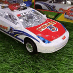 Electric Alloy Simulation Police Car Diecast Model Toy with LED Light and Music For Kids with Box