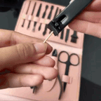 Stainless Steel Professional Manicure Pedicure Grooming Nail Clipper Kit Set For Women (16 Pcs)