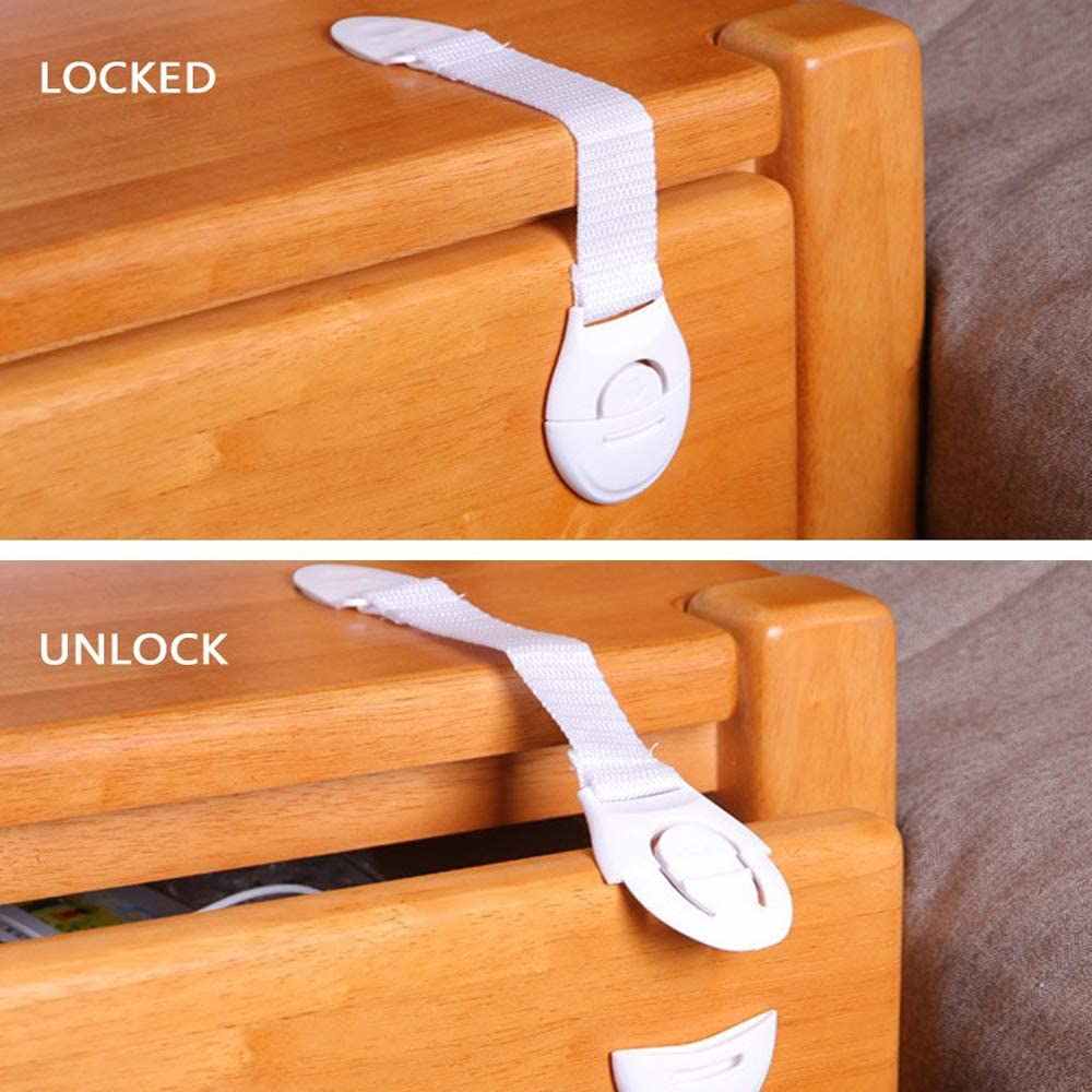 Pack of 15 Child Safety Lock for Drawer, Door & Refrigerator