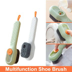 Multifunctional Liquid Cleaning Brush with Soap Dispenser for Cleaning Shoes Laundry Household Use Bathroom Kitchen