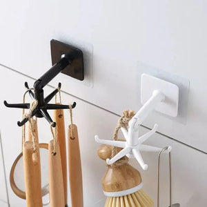 360° Rotated Kitchen Hooks Hanger