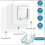 Double Sided Adhesive Wall Hooks 12 Pcs 1299