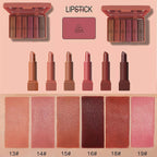 PUMPKIN COLOR MATTE LONG-LASTING LIPSTICK SET 6 Pcs Pack Rs 899