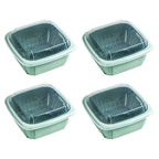 Grand Sale Offer Buy 1 Get 2 Free 2 In 1 Fruit / Vegetables Storage & Drain Basket With Lid Cover In Rs 999 (3 Baskets)