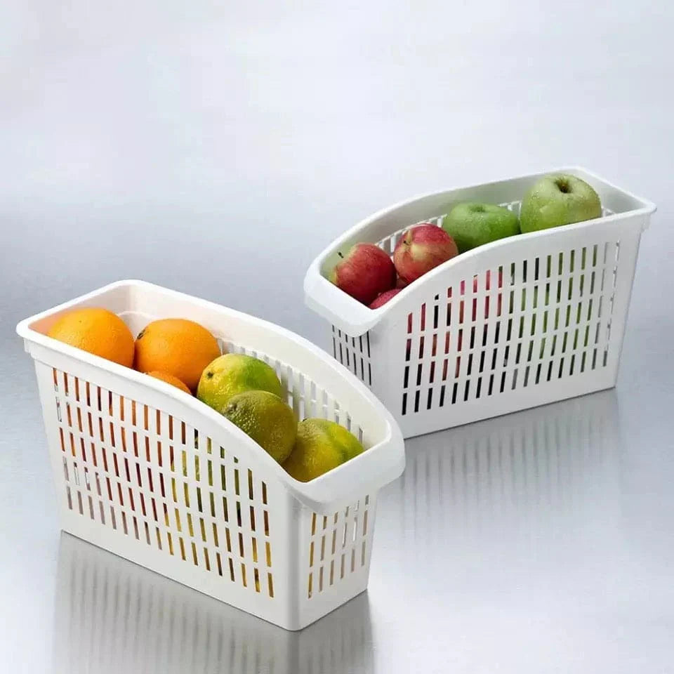 Fridge Organizer Storage Baskets for Fruits & Vegetables