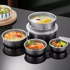 5-Piece Stainless Steel Bowl Set with Lids
