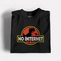 No Internet Graphic T-Shirt