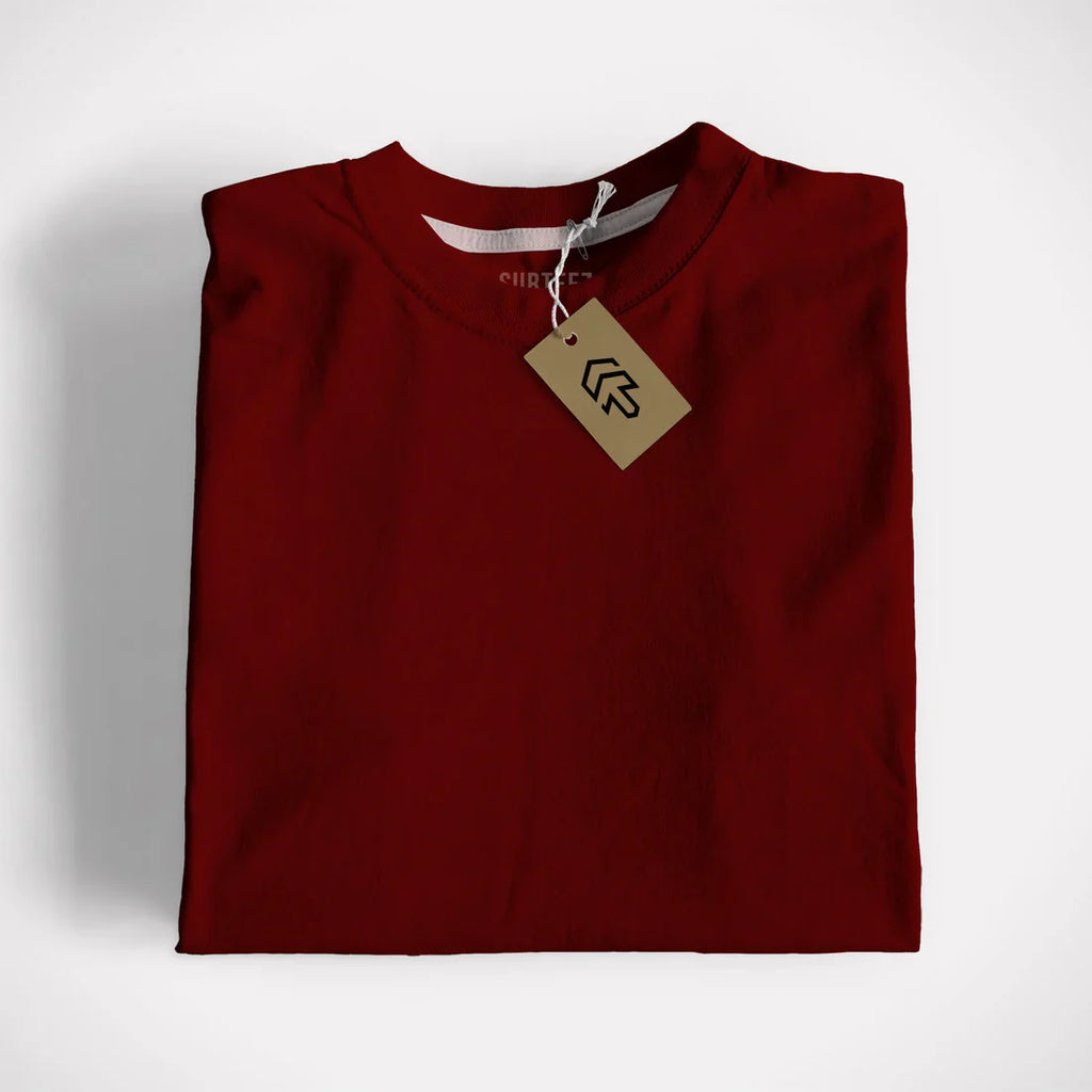 Maroon Basic T-Shirt