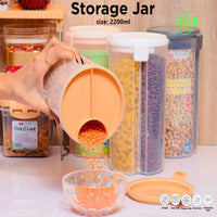 New 3 In 1 Marshal Storage Jar 2200ML For Food Storage Organizer Use in Home and Outdoor