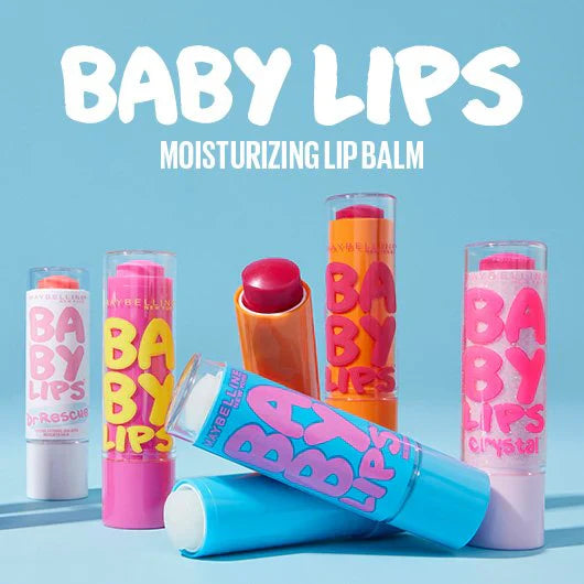 Baby Lips Renewing Moisturizing Lip Balm (Random Flavour)