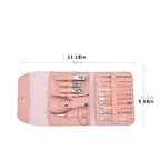 Stainless Steel Professional Manicure Pedicure Grooming Nail Clipper Kit Set For Women (16 Pcs)