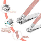 Stainless Steel Professional Manicure Pedicure Grooming Nail Clipper Kit Set For Women (16 Pcs)