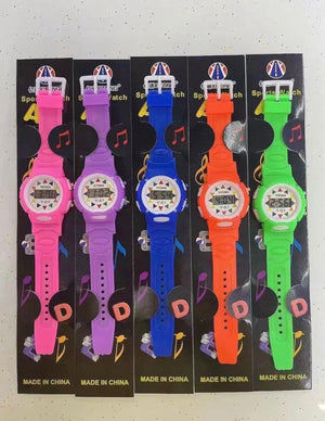 (Pack of 3) Fancy Yitong Y 302 Kids Plastic Digital Watch For Children