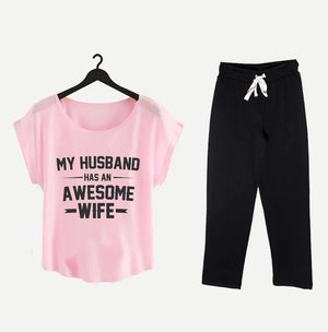Husband Has Awesome Wife Night Suit