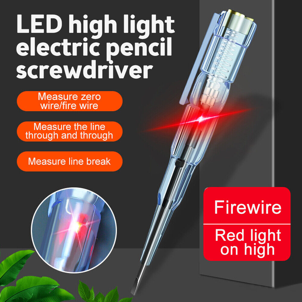 Dual Circuit Electrical Voltage and Current Tester Pen