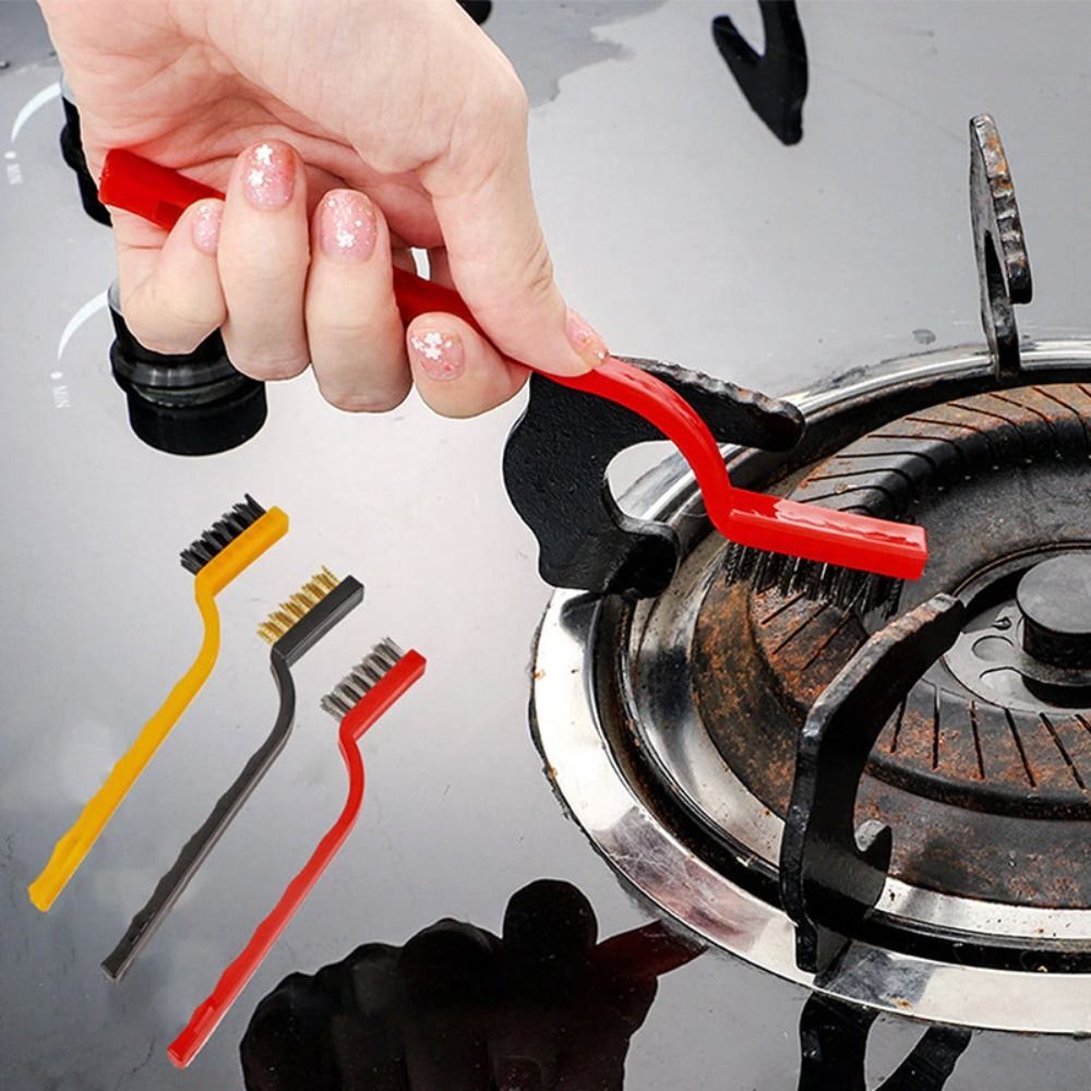 Gas Stove Cleaning Wire Brush 3Pcs/Set