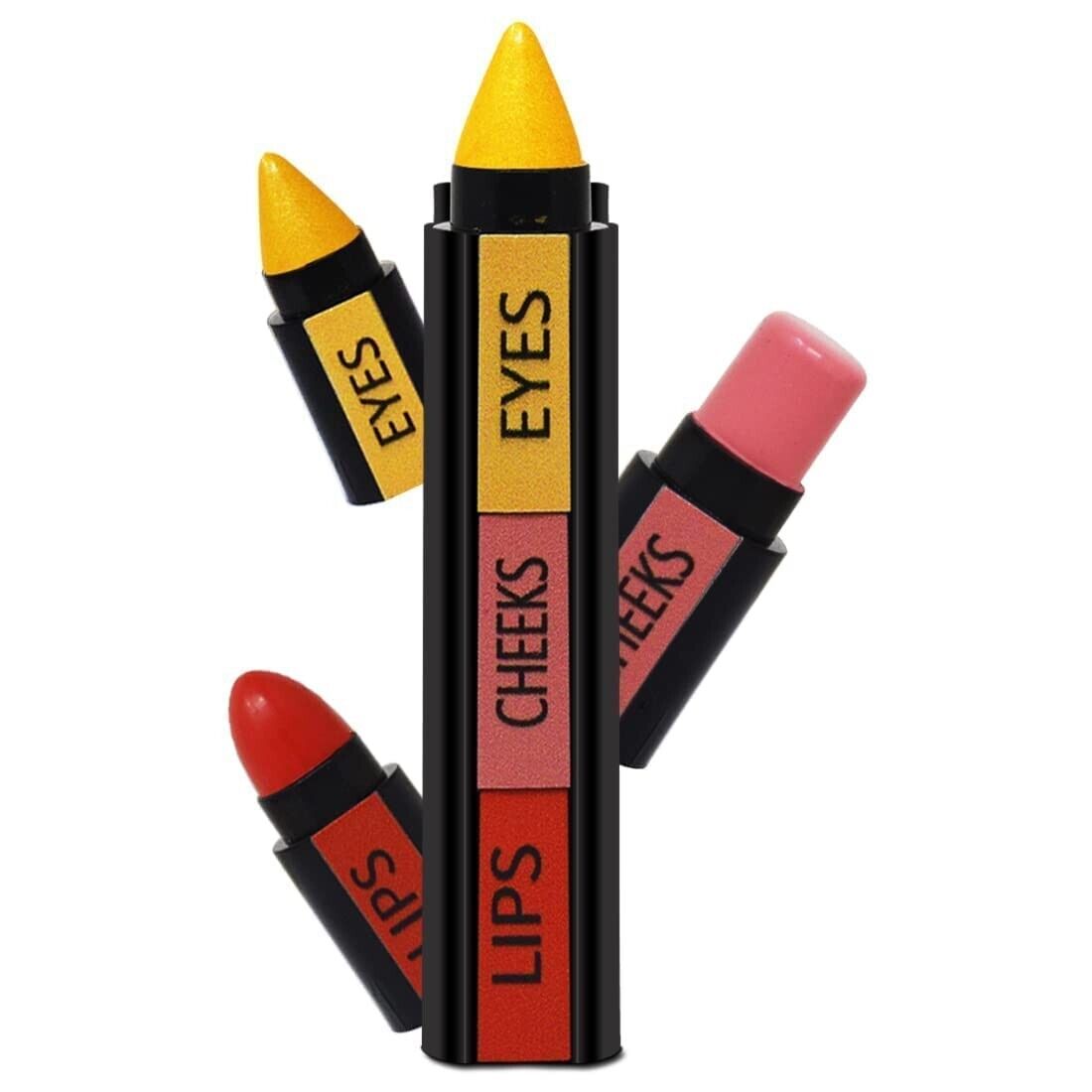 Buy 1 Get 1 Free HUDA BB Professional 3in1 Eyes Cheeks Lips (Lipsticks)