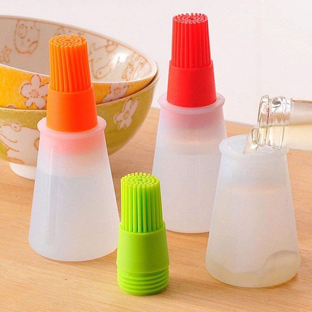 Silicone Brush Oil Bottle