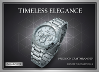 Aurora Silver – Men’s Edition Watch