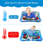 Inflatable Tummy Time Water Mat for Baby Water Play and Splashing fun