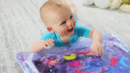 Inflatable Tummy Time Water Mat for Baby Water Play and Splashing fun