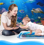 Inflatable Tummy Time Water Mat for Baby Water Play and Splashing fun