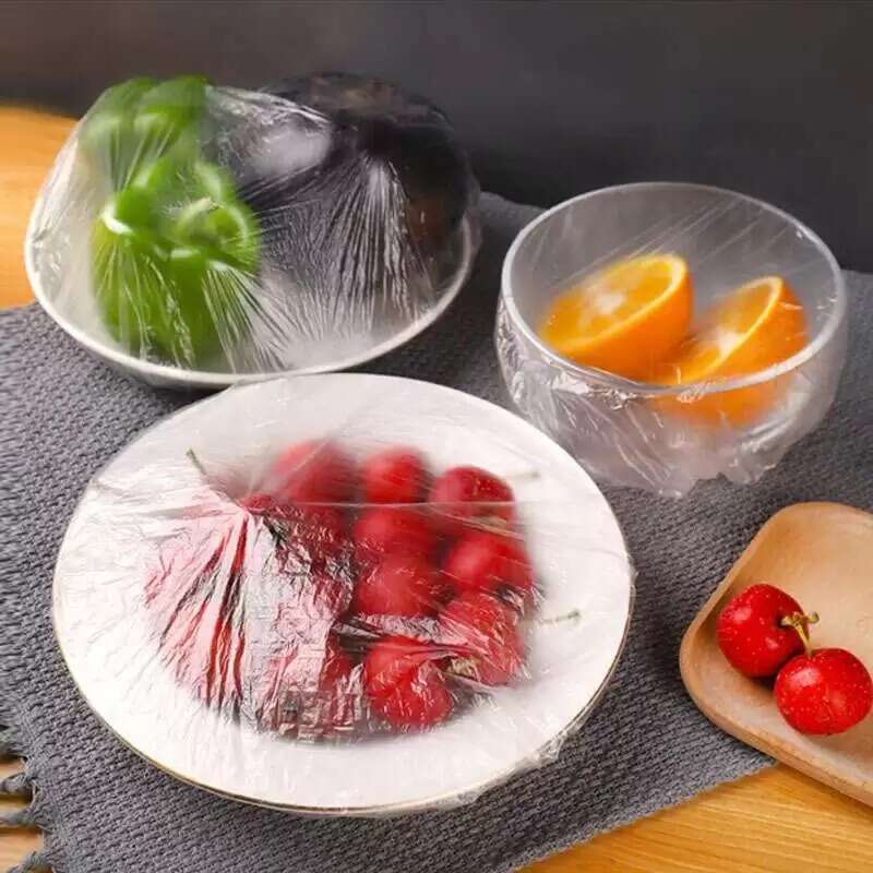 Disposable Plastic Food Wrap 100Pcs